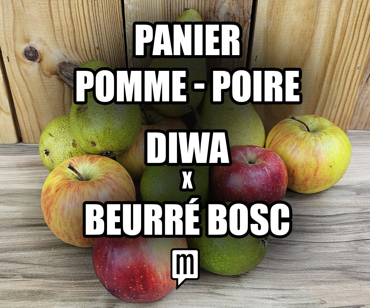 Panier Pommes Diwa / Poires Beurrée Bosc