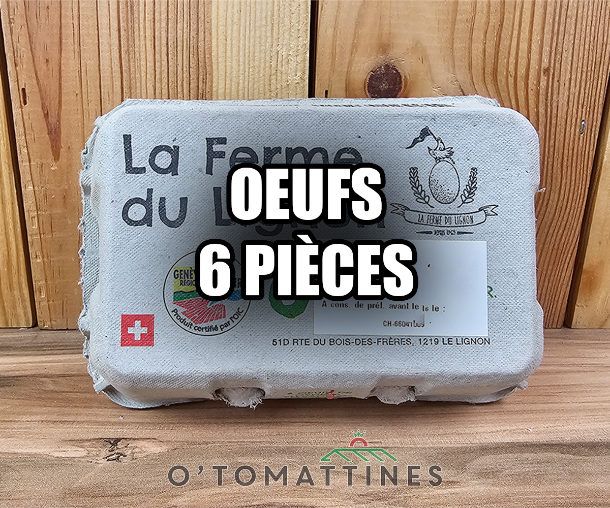 6 oeufs frais GRTA (Ferme du Lignon)